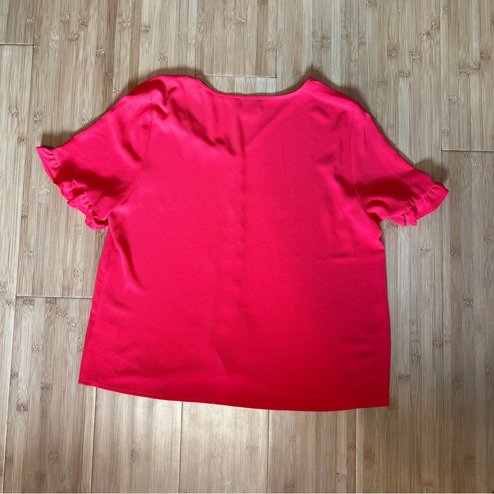 LOFT Ruffled Sleeve Blouse - Picture 3 of 3